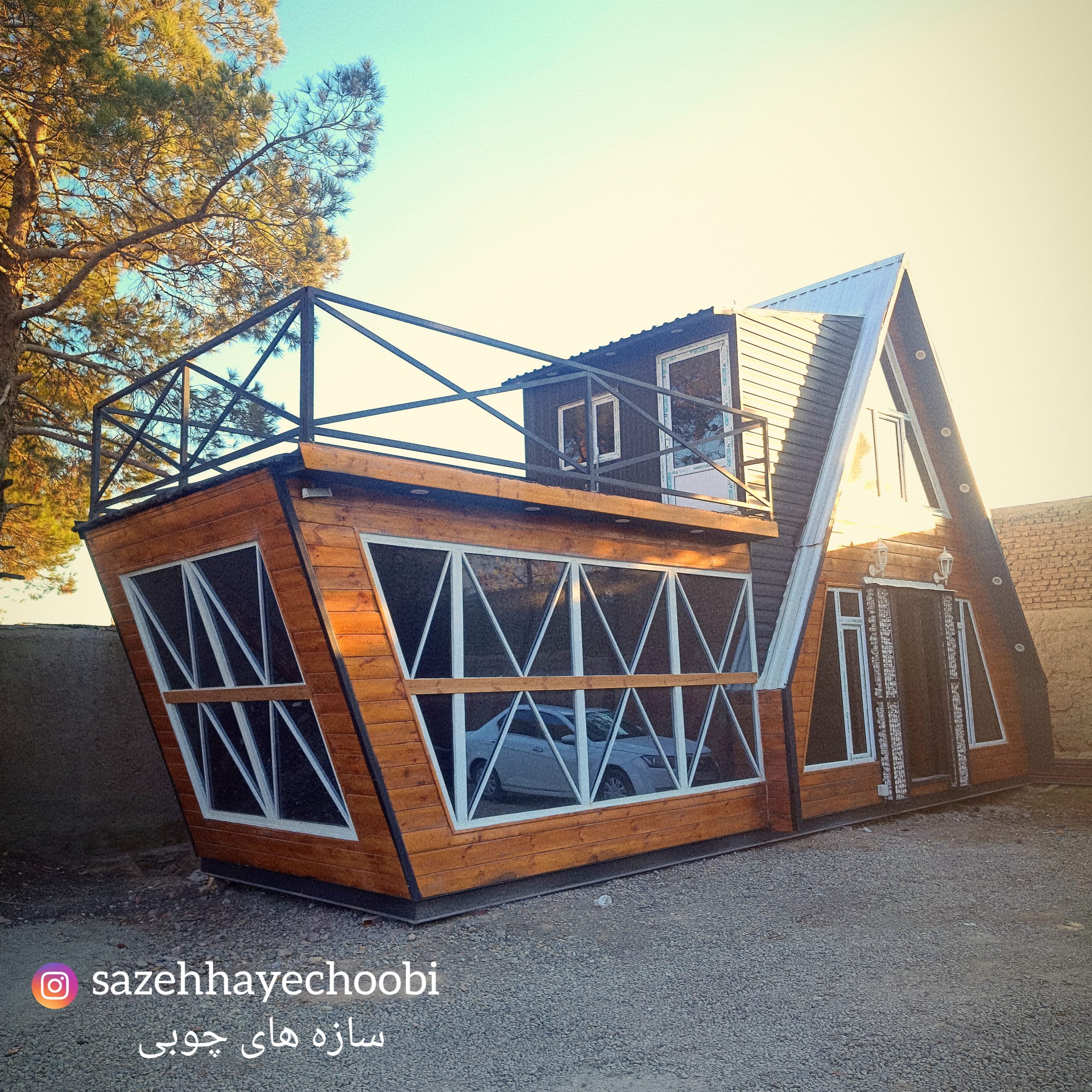 کلبه سوئیسی روف گاردن دار ۵۳متری - تصویر 4