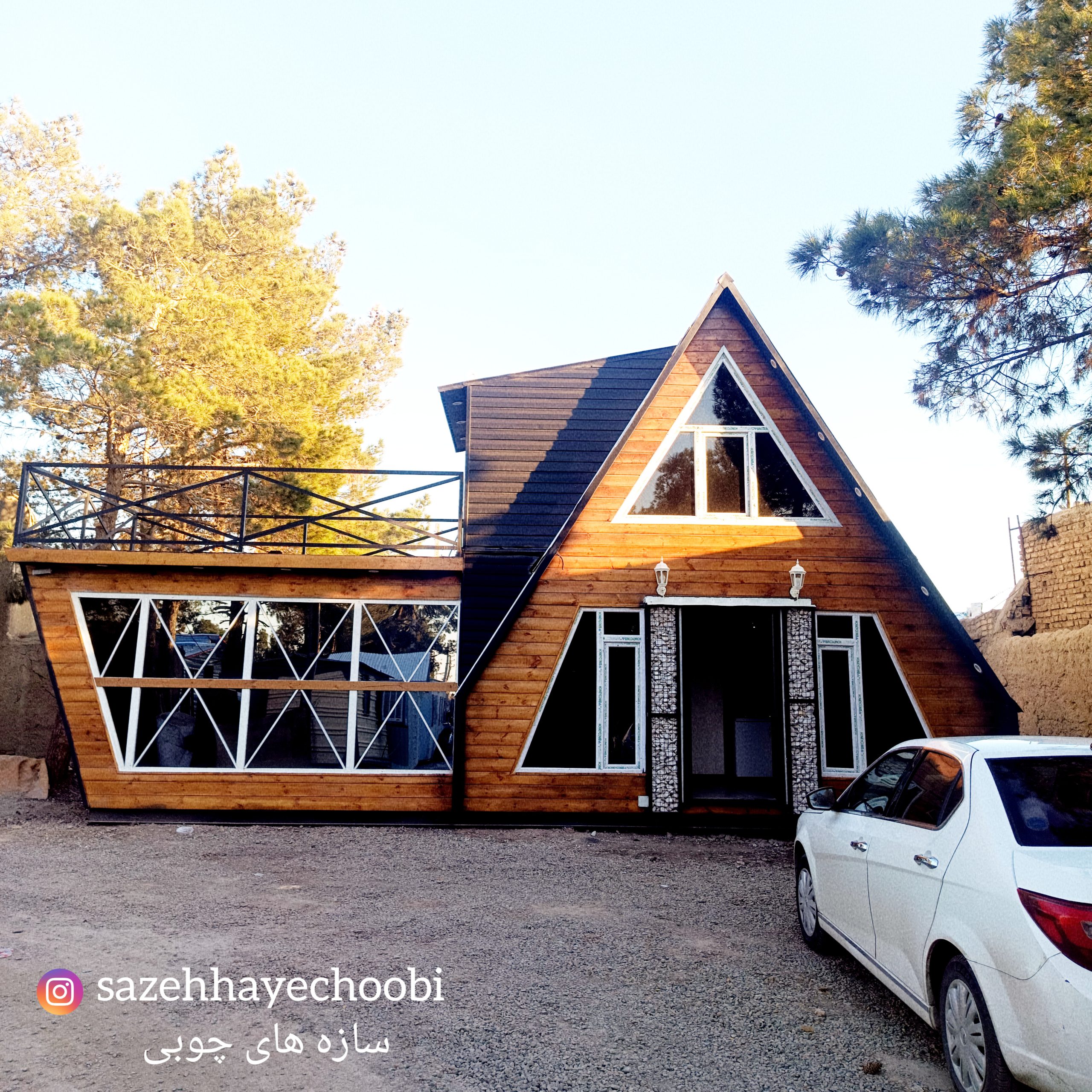 کلبه سوئیسی روف گاردن دار ۵۳متری - تصویر 3